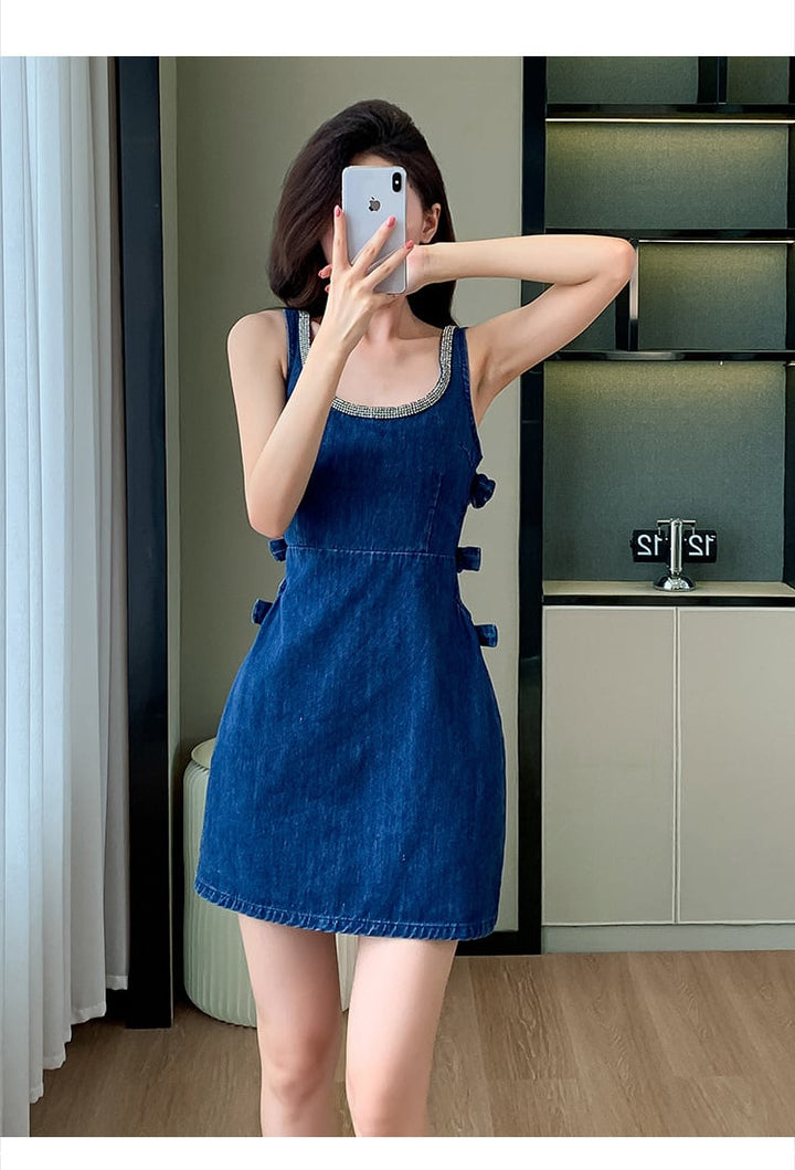 【dress】デニムワンピース　M24568