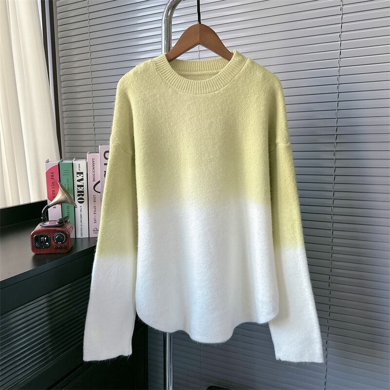 【tops】クルーネックニットセーター　M27834