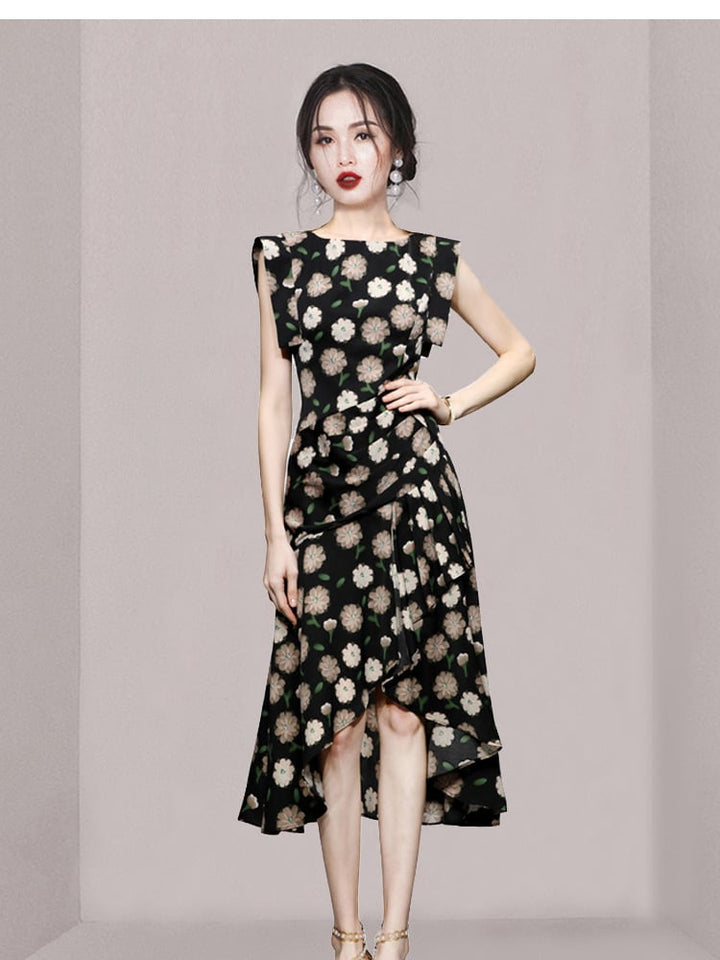 【dress】プリントワンピース　M25218