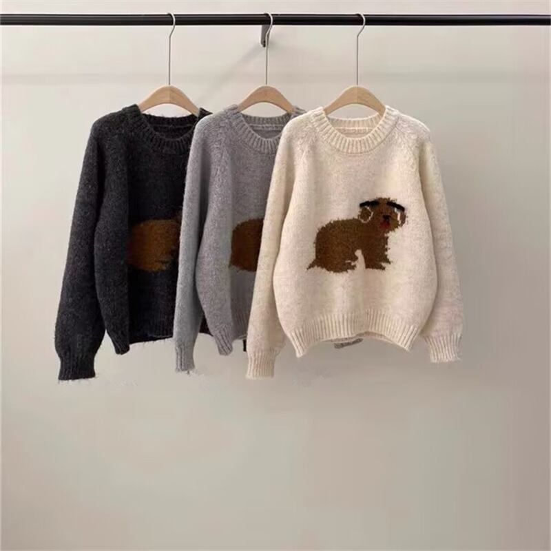 【tops】クルーネックニットセーター　M28911