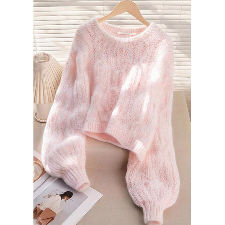 【tops】クルーネックニットセーター　M29129