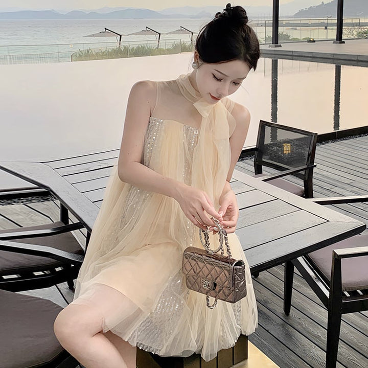 【dress】ノースリーブワンピース　M25288