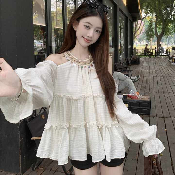 【tops】オフショルダートップス　M30074