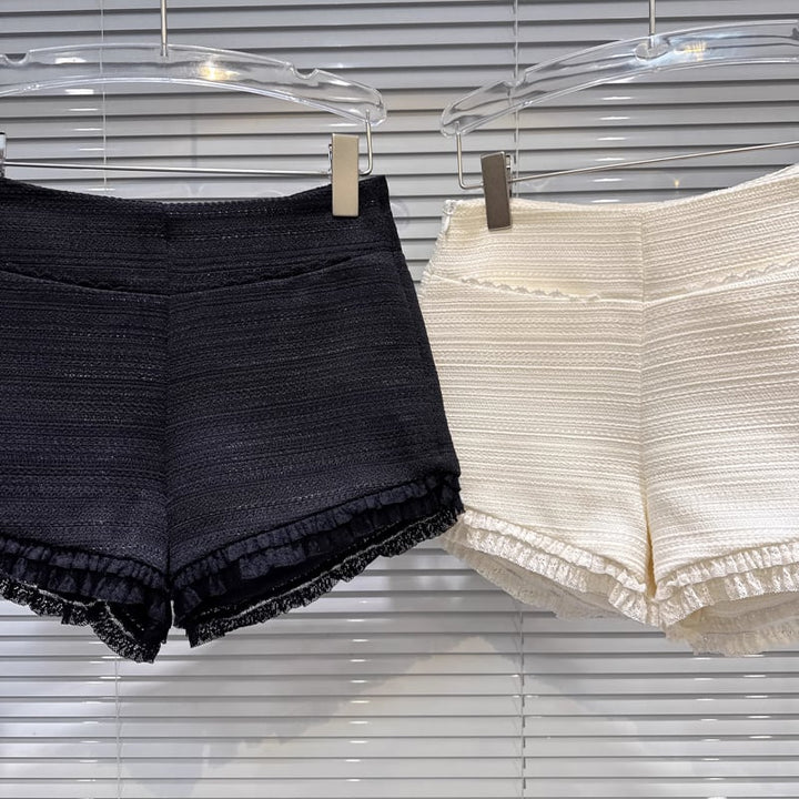 【bottoms】レースドッキングショートパンツ Q7447