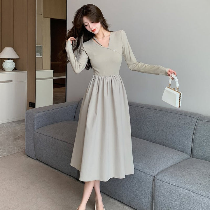 【dress】絶対欲しい ファッションシンプルワンピース　M17322