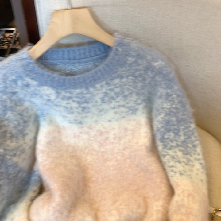 【tops】クルーネックニットセーター　M29210