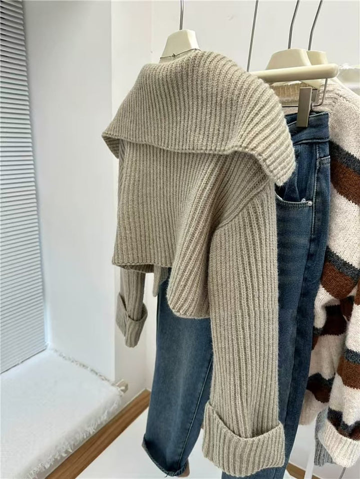 【outer】無地ニットカーデ　M26837