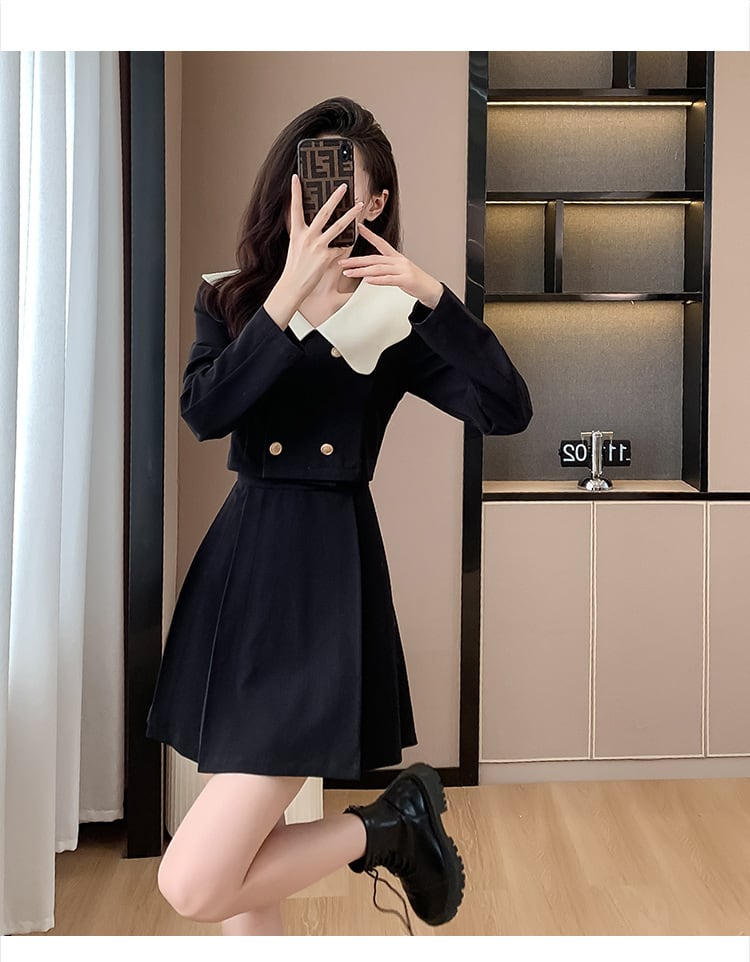 【dress】人気を独占中 エレガント切り替えワンピース　M17292