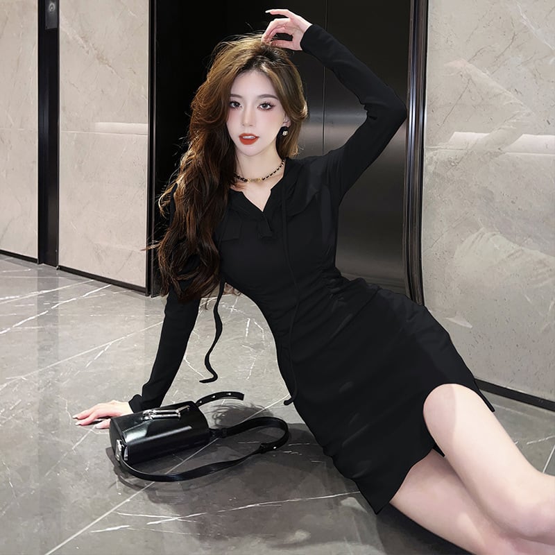 【dress】フード付きワンピース　M18198