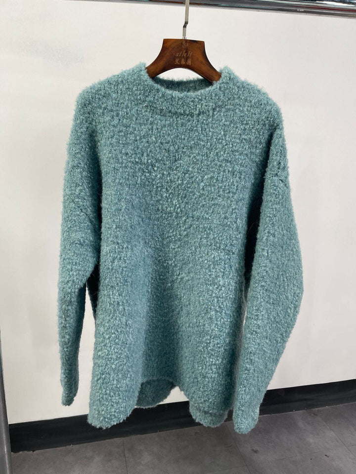 【tops】クルーネックニットセーター　M19090