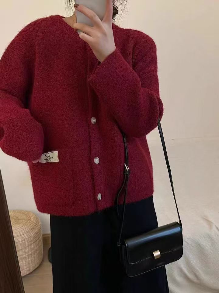 【outer】ニットカーデ　M26777