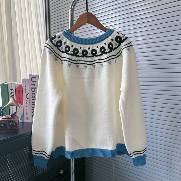 【outer】カートゥーンニットカーデ　M25644
