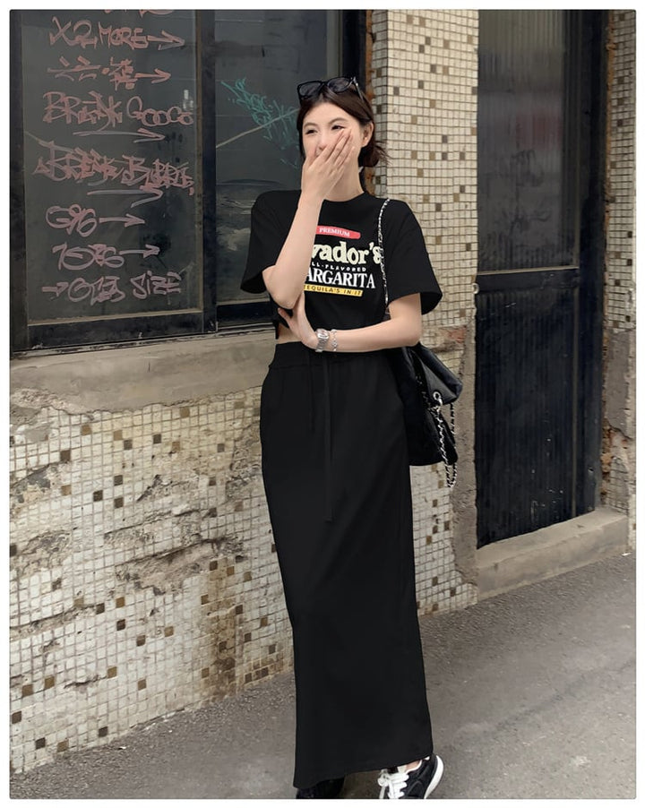 【set】Tシャツ×スカートセット　M24649