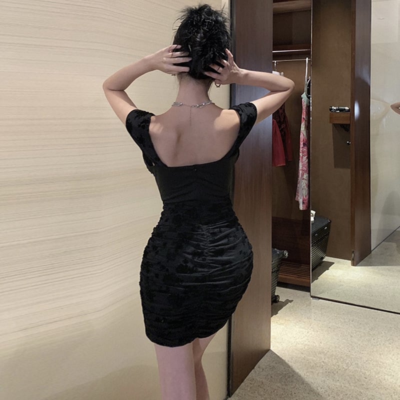 【dress】話題沸騰中 オシャレセクシーデートワンピース　M17092