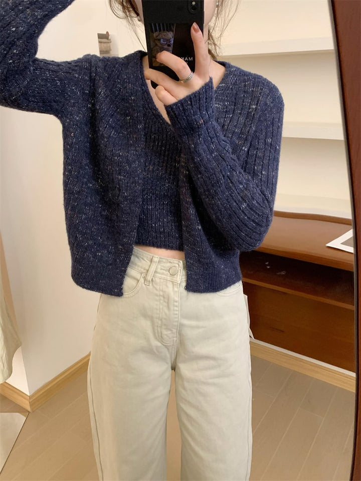 【set】ニットデザインアンサンブル　M18097