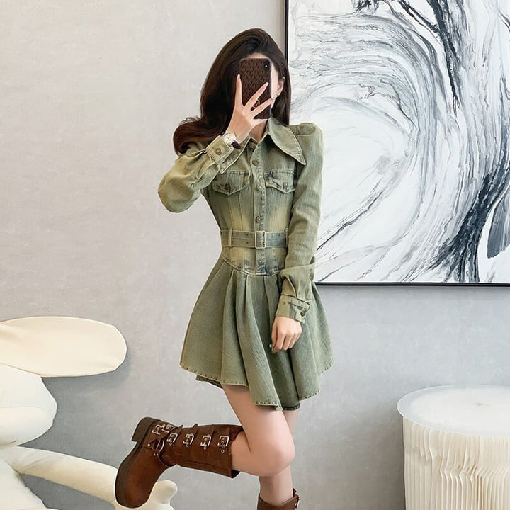 【dress】デニムワンピース　M20992