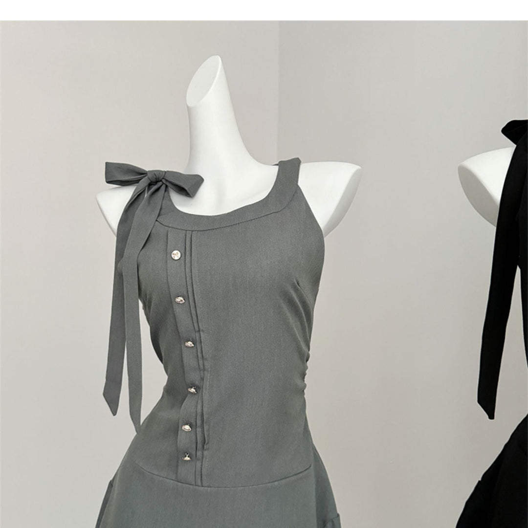 【dress】リボン付きキャミワンピース　M23969