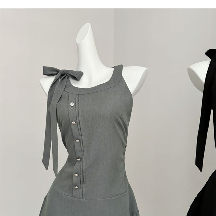 【dress】リボン付きキャミワンピース　M23969