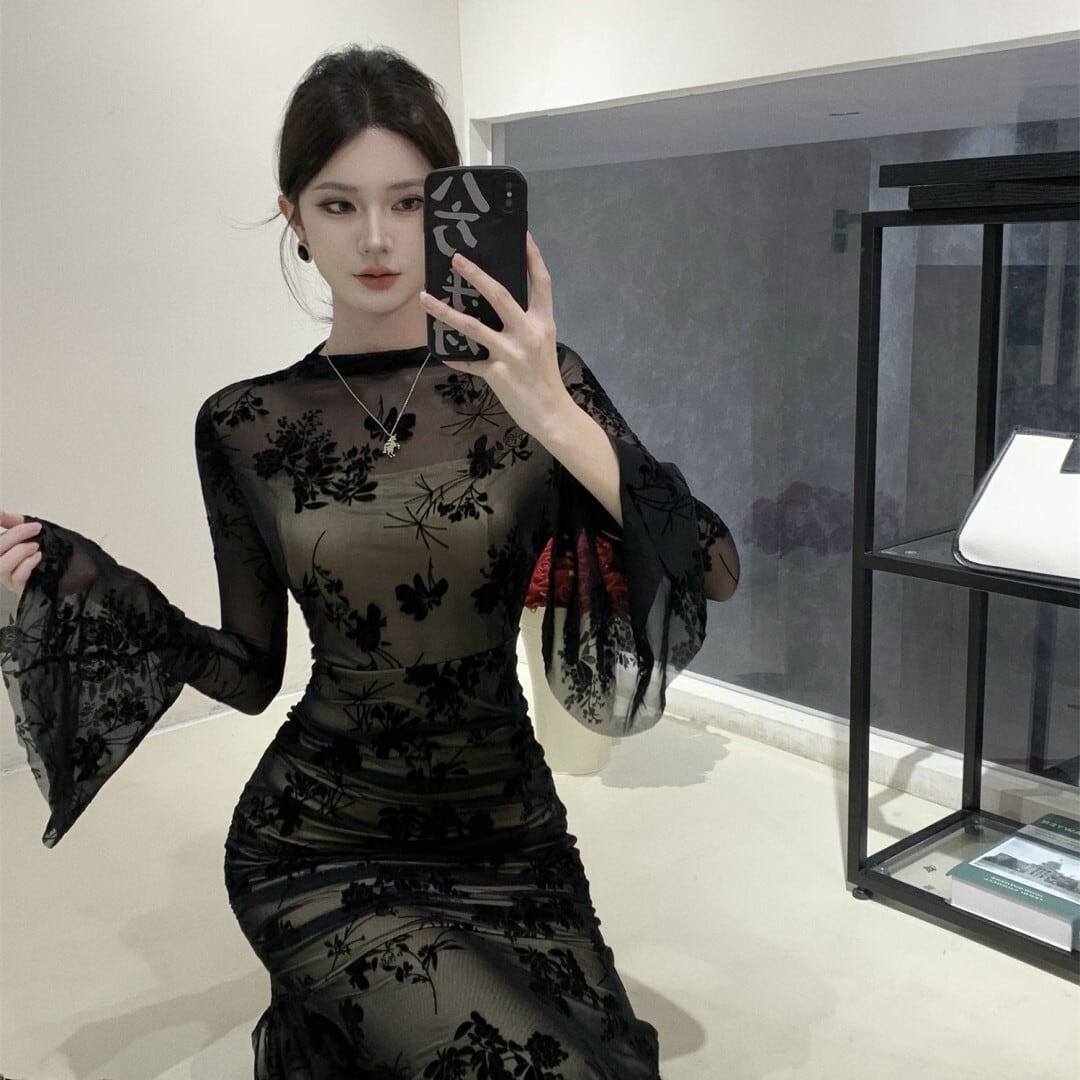 【dress】マーメイドワンピース　M26643