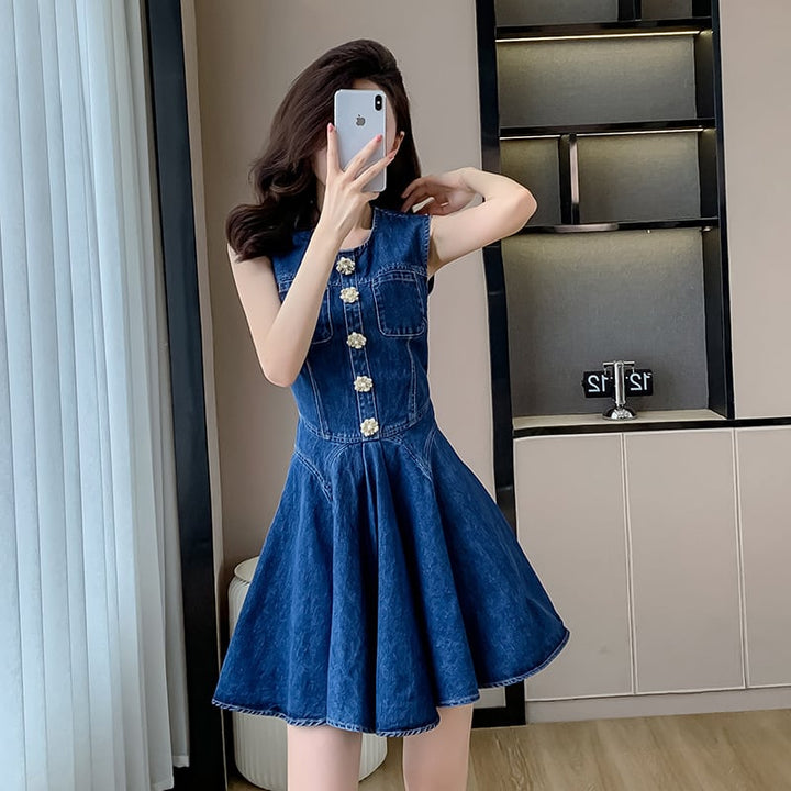 【dress】デニムワンピース　M24150