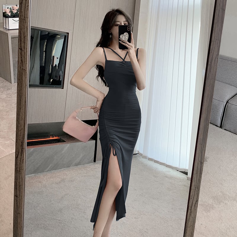 【dress】レディースファッションセクシーキャミワンピース　M16908