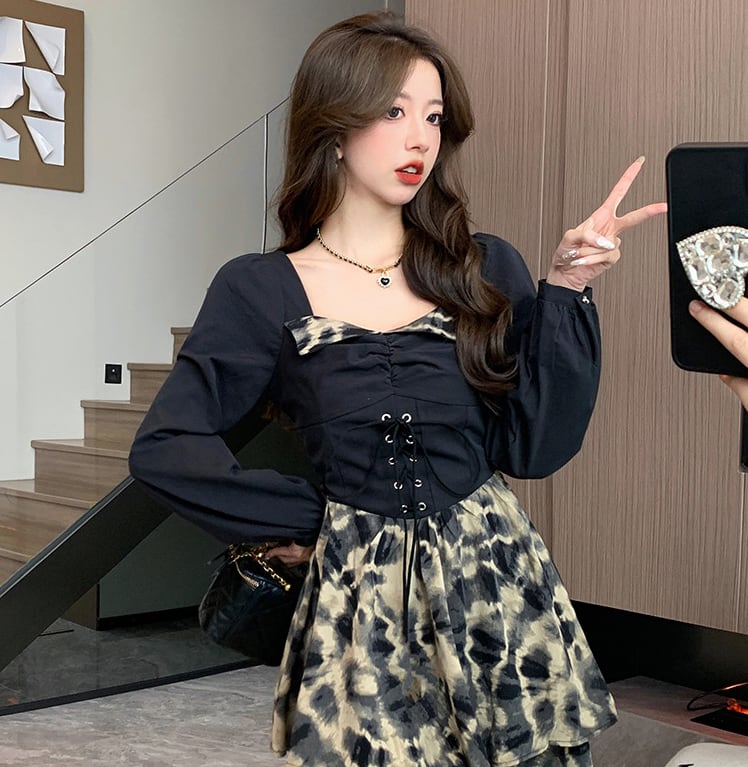 【dress】美感いっぱい✿ ✿ファッションデートワンピース　M17227