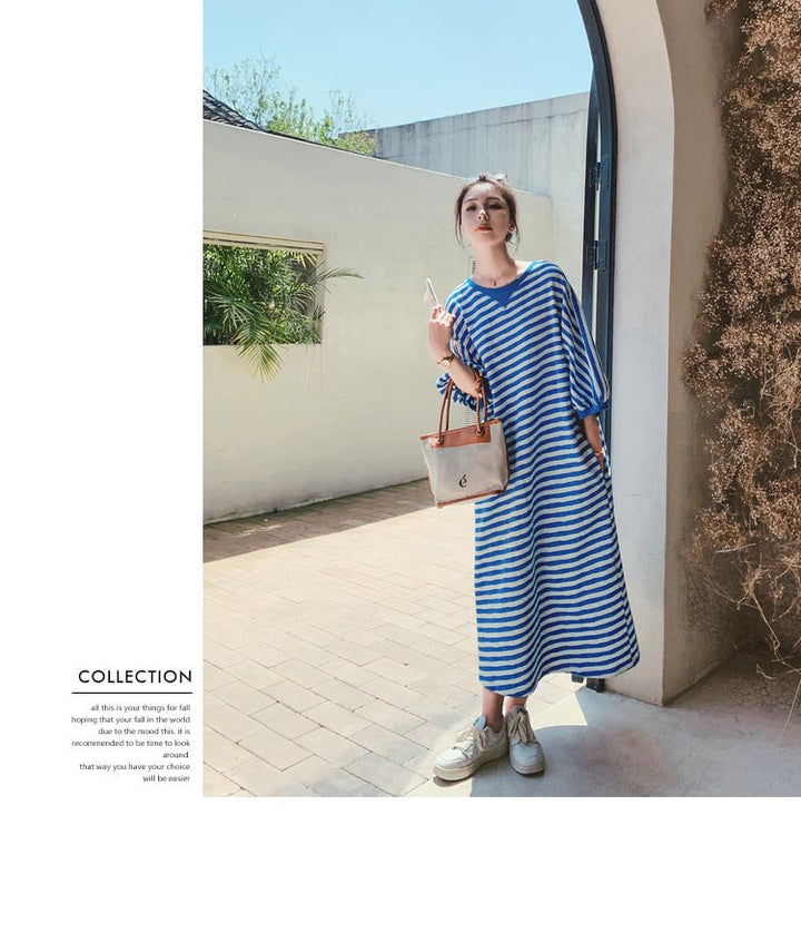 【dress】ボーダー柄ワンピース　M23930