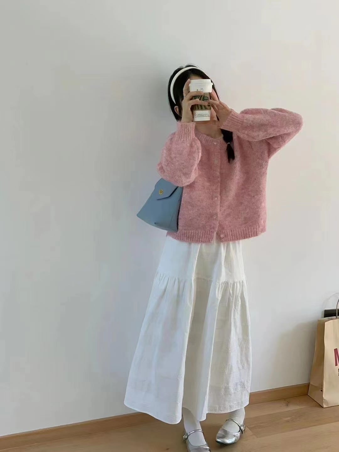 【outer】ニットカーデ　M26756