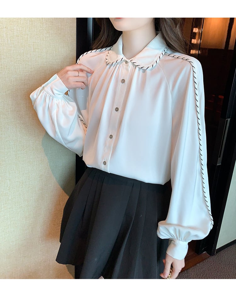 【tops】人気を独占中 エレガントシャツトップス　M17343