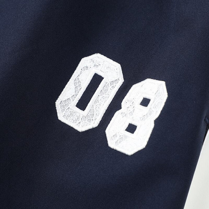 【bottoms】レースチェック柄切り替えスカート　M30259