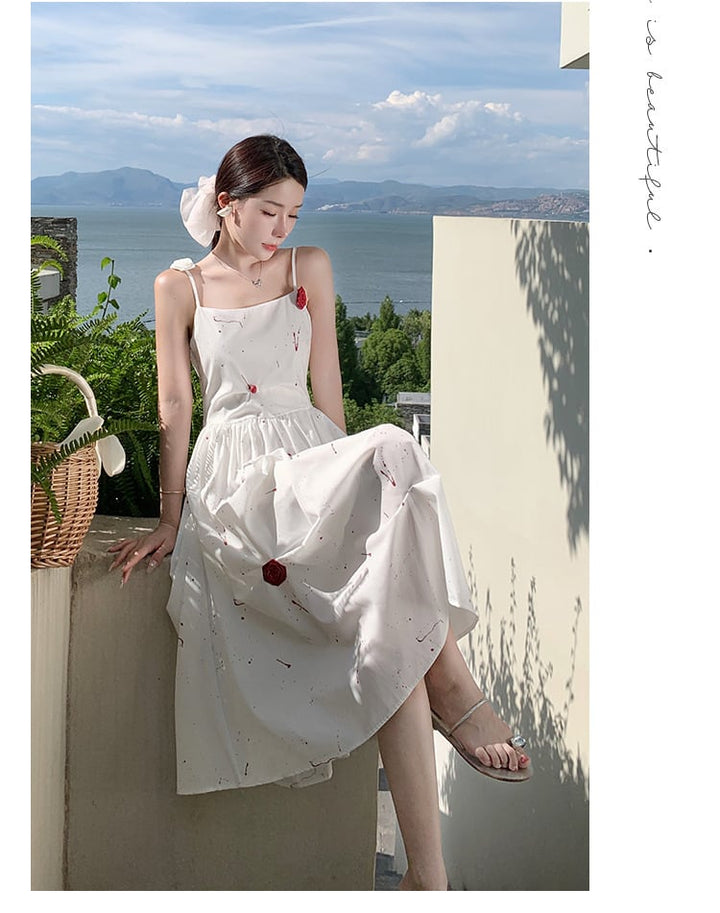 【dress】高級感 エレガントオシャレキャミワンピース　M17303