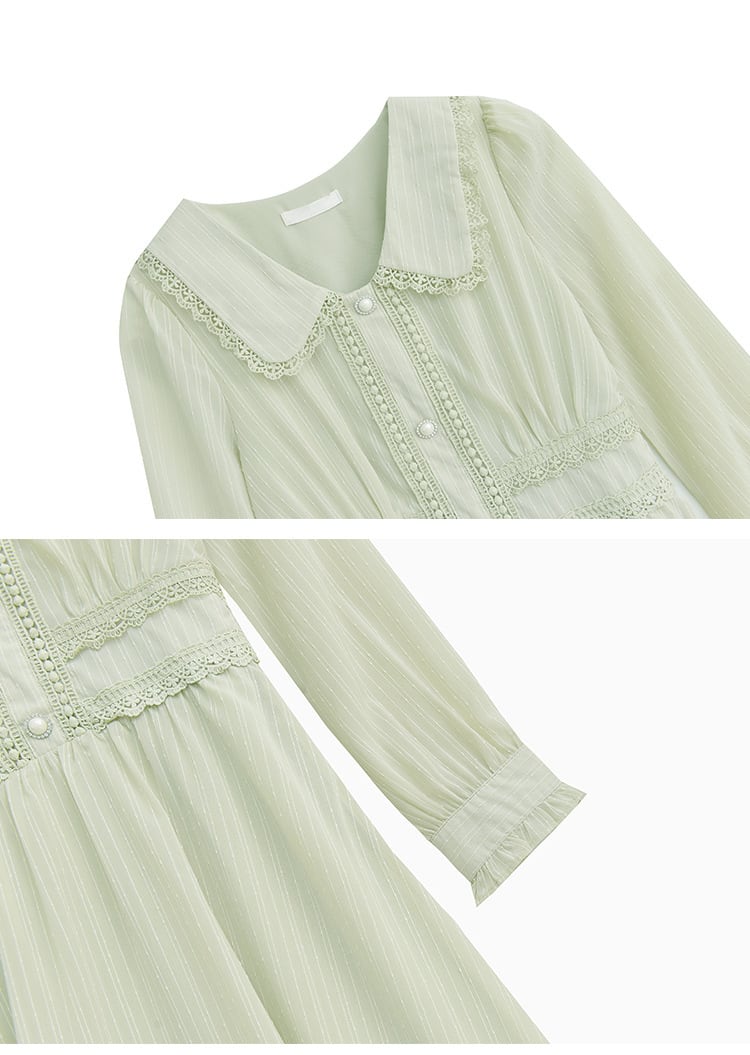 【dress】気質満点大人可愛いスウィートデートワンピース　M17644