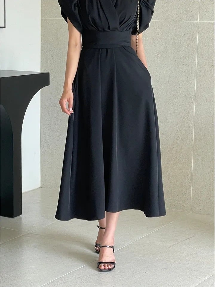 【dress】Vネックデートワンピース　M24904