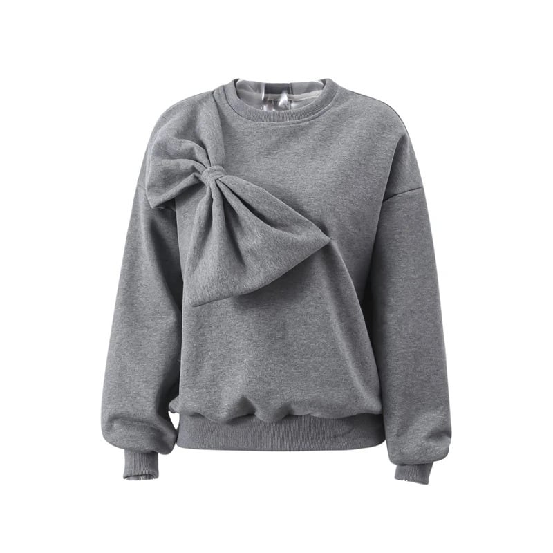 【tops】リボン付きプルオーバー　M26790