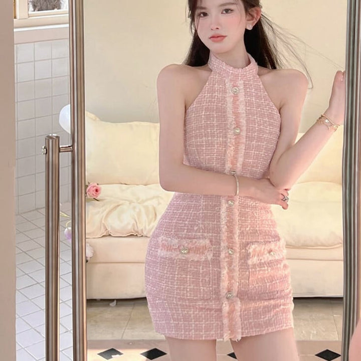【dress】ホルターネックワンピース　M24203