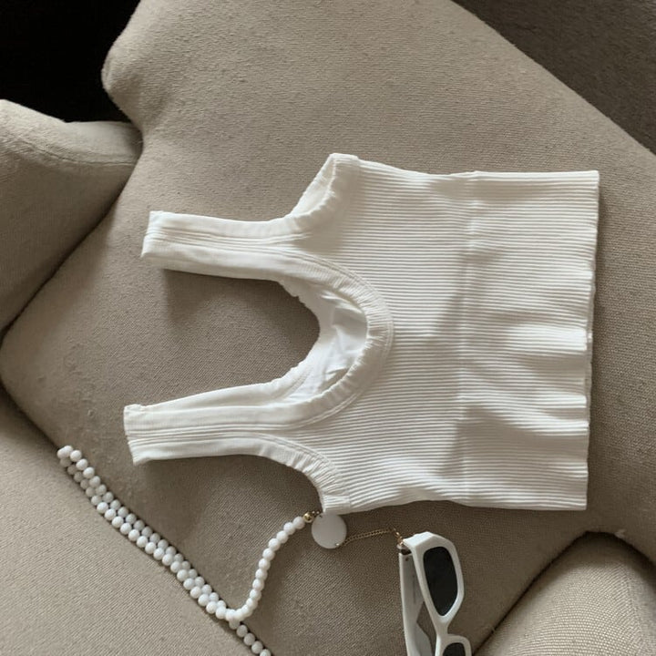 【tops】ニットキャミソール　M25468