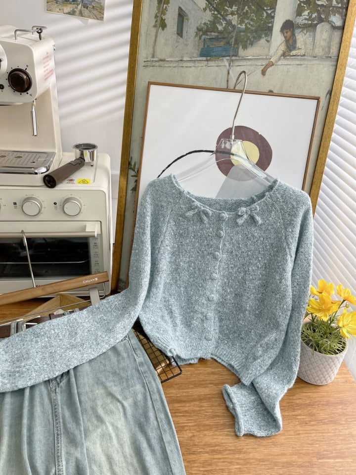 【outer】ニットカーデ　M25537