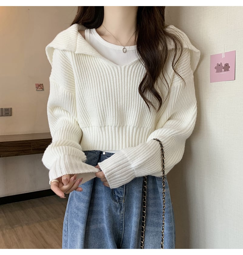 【set】ニットプルオーバーアンサンブル　 M17857