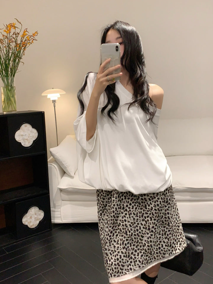 【tops】ワンショルダートップス Q9017