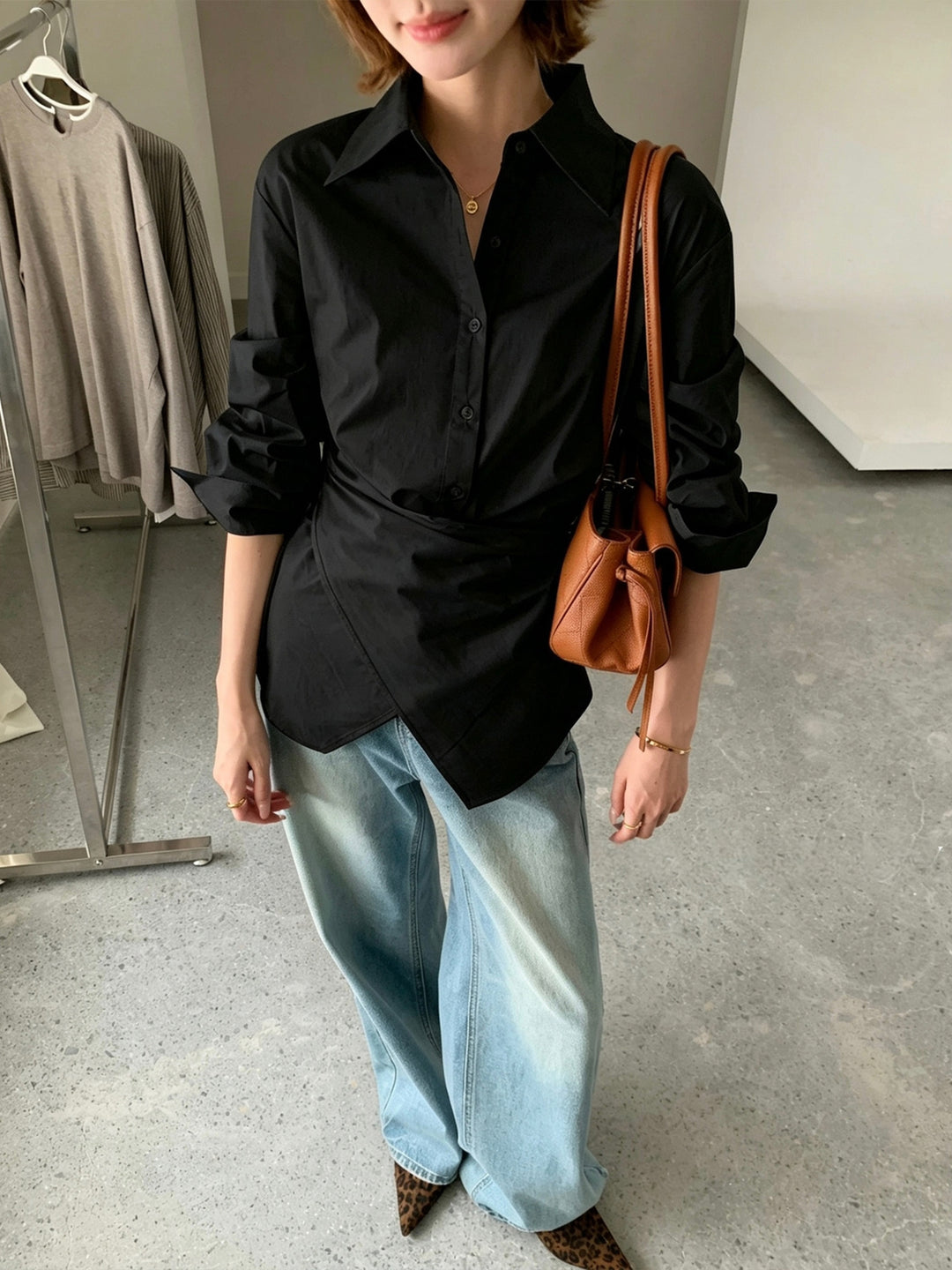 【tops】2WAYクロスシャツ Q9042