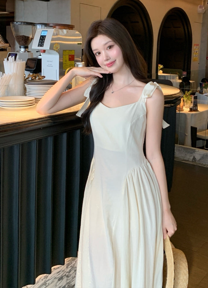 【dress】Aラインロングキャミワンピース Q9112