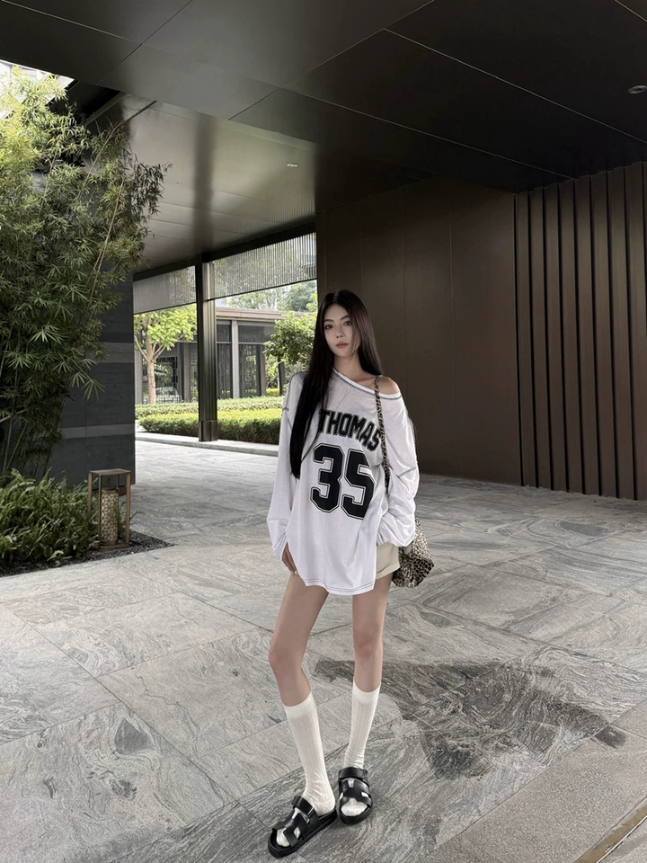 【tops】オーバーサイズTシャツ Q8622