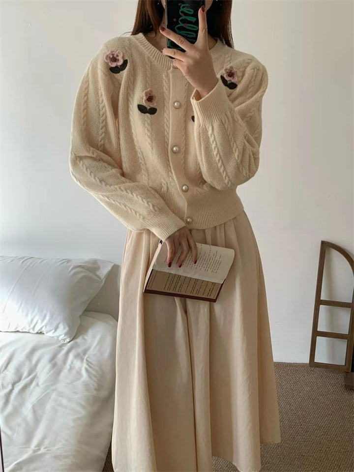 【outer】ニットカーデ　M25975