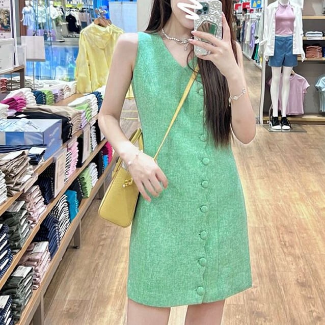 【dress】ノースリーブワンピース　M24314