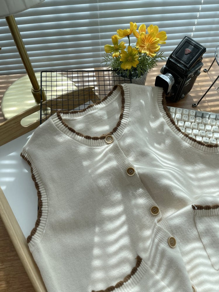 【tops】ニットベスト　M26682