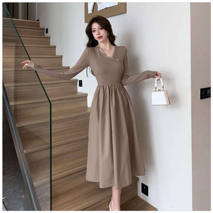 【dress】絶対欲しい ファッションシンプルワンピース　M17322