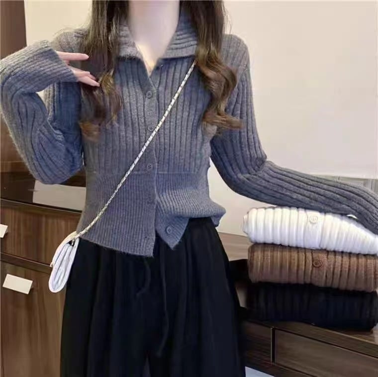 【outer】ニットカーデ　M25914
