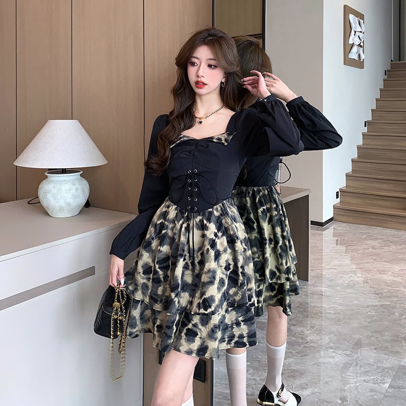 【dress】美感いっぱい✿ ✿ファッションデートワンピース　M17227