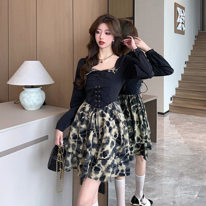 【dress】美感いっぱい✿ ✿ファッションデートワンピース　M17227