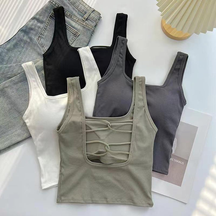 【tops】カップ付きキャミソール　M29519